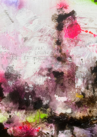 Please stop loving me, 100x80 cm, Mixed Media on Canvas, 2025