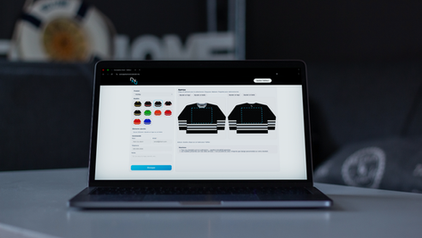 Lancement de notre plateforme de conception de vêtements!