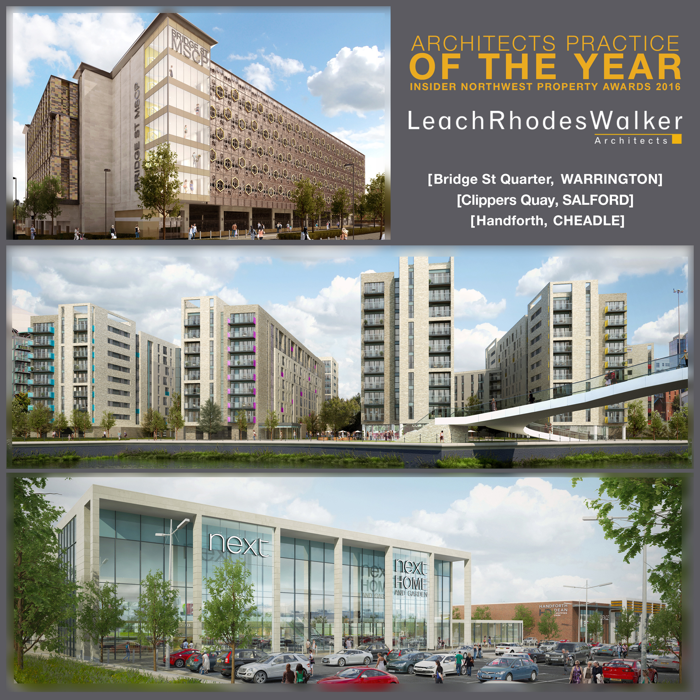 Leach Rhodes Walker are Shortlisted for Architects practice of the year