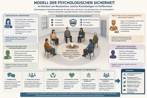 Psychologische Sicherheit im Gefängnis: Warum sie die Grundlage für Restorative Justice- Kreisdialoge im Strafvollzug ist.