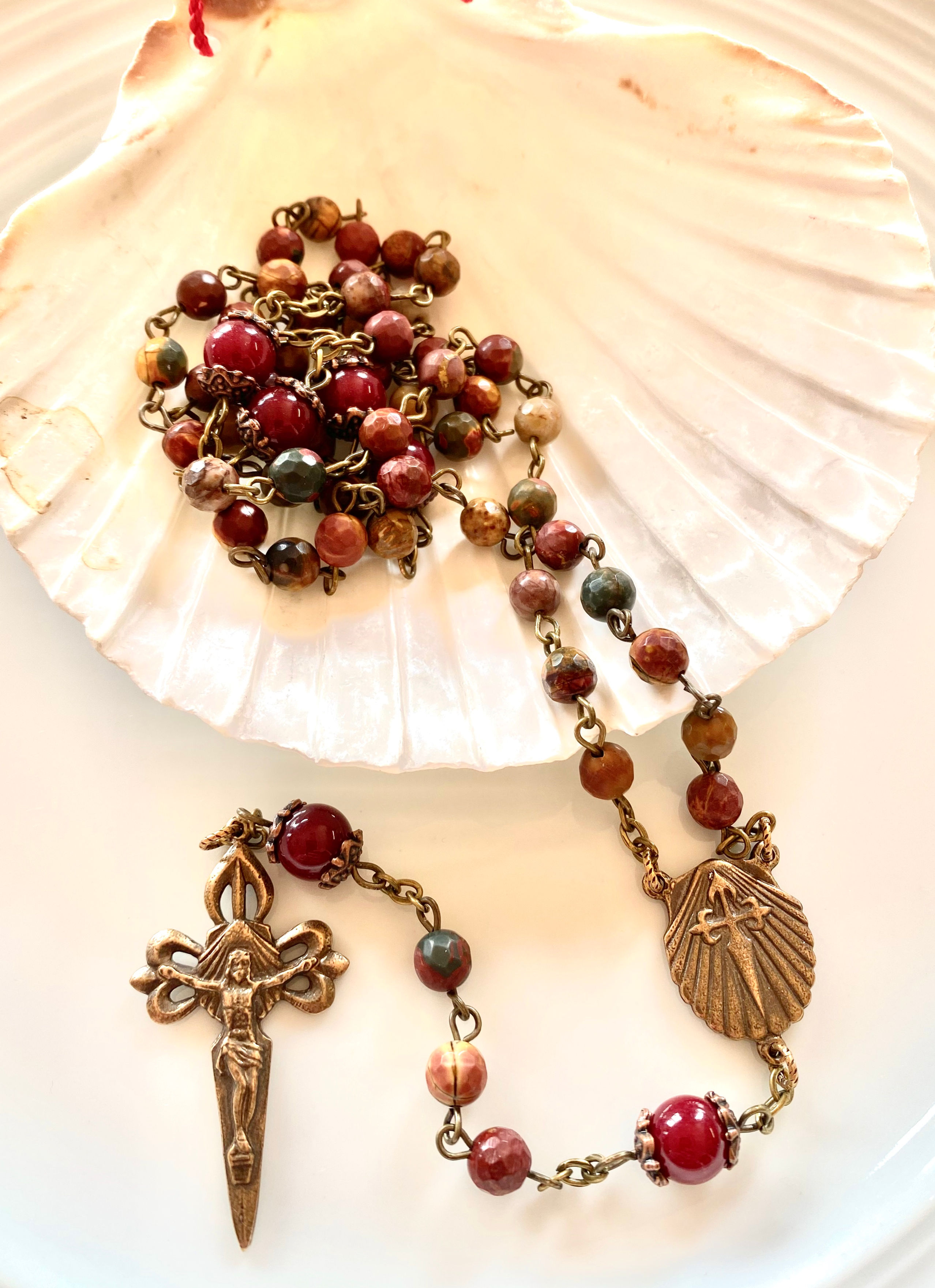 Bronze Santiago Rosary  - Galician Hills