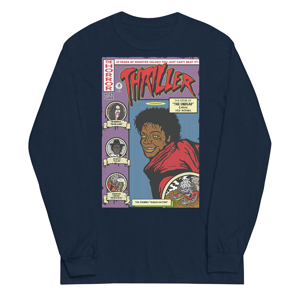 サムネイル： スリラーコミックロンT Long Sleeve Shirt