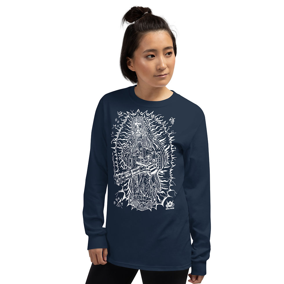 サムネイル： ミニガンマリア　ロングスリーブtシャツ　Men’s Long Sleeve Shirt