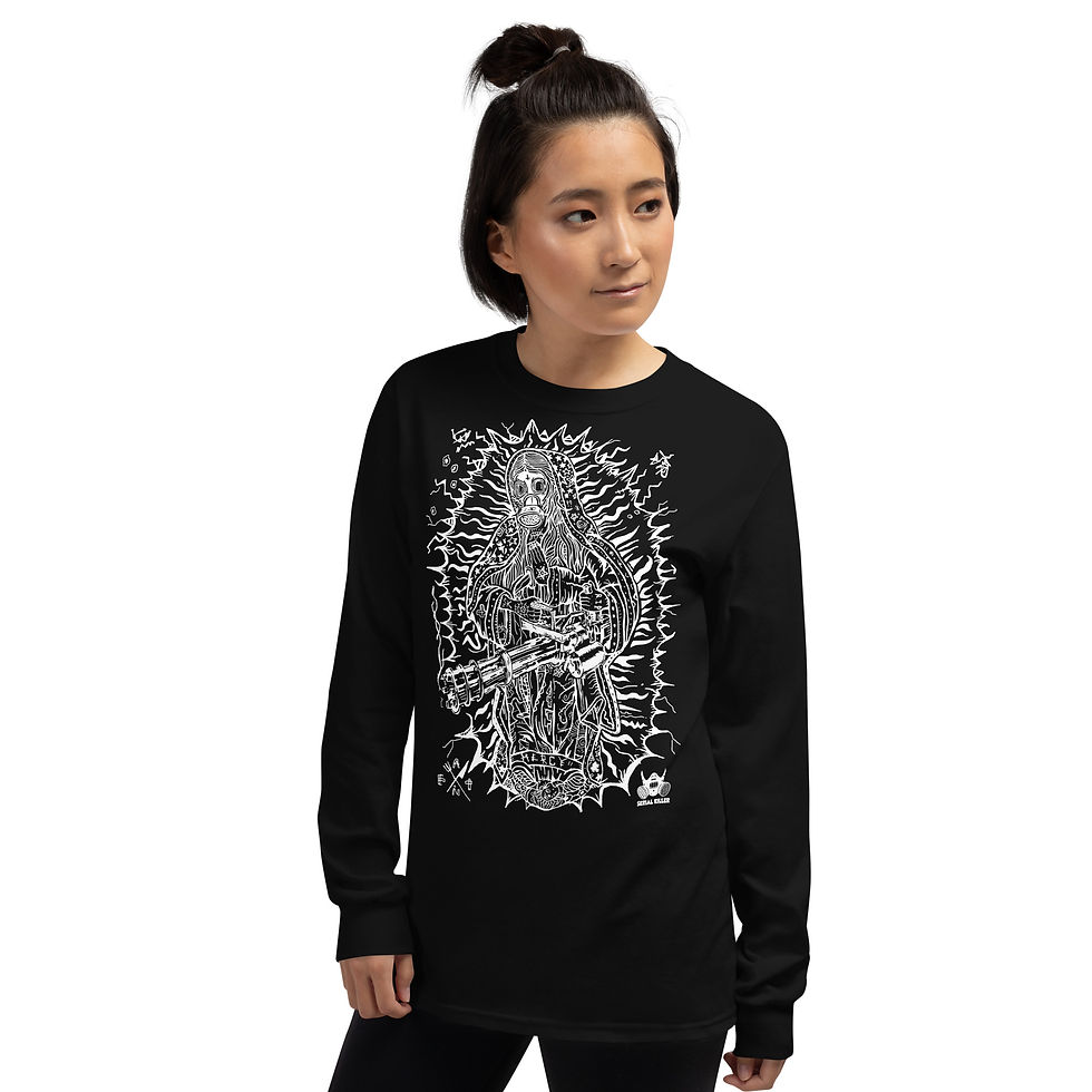 サムネイル： ミニガンマリア　ロングスリーブtシャツ　Men’s Long Sleeve Shirt