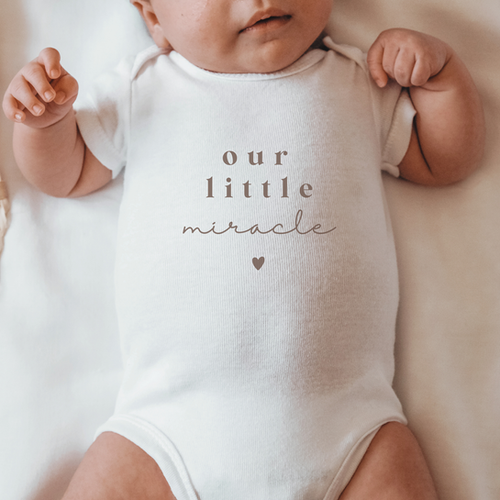 Our Little Miracle Baby Vest Wild Ivy
