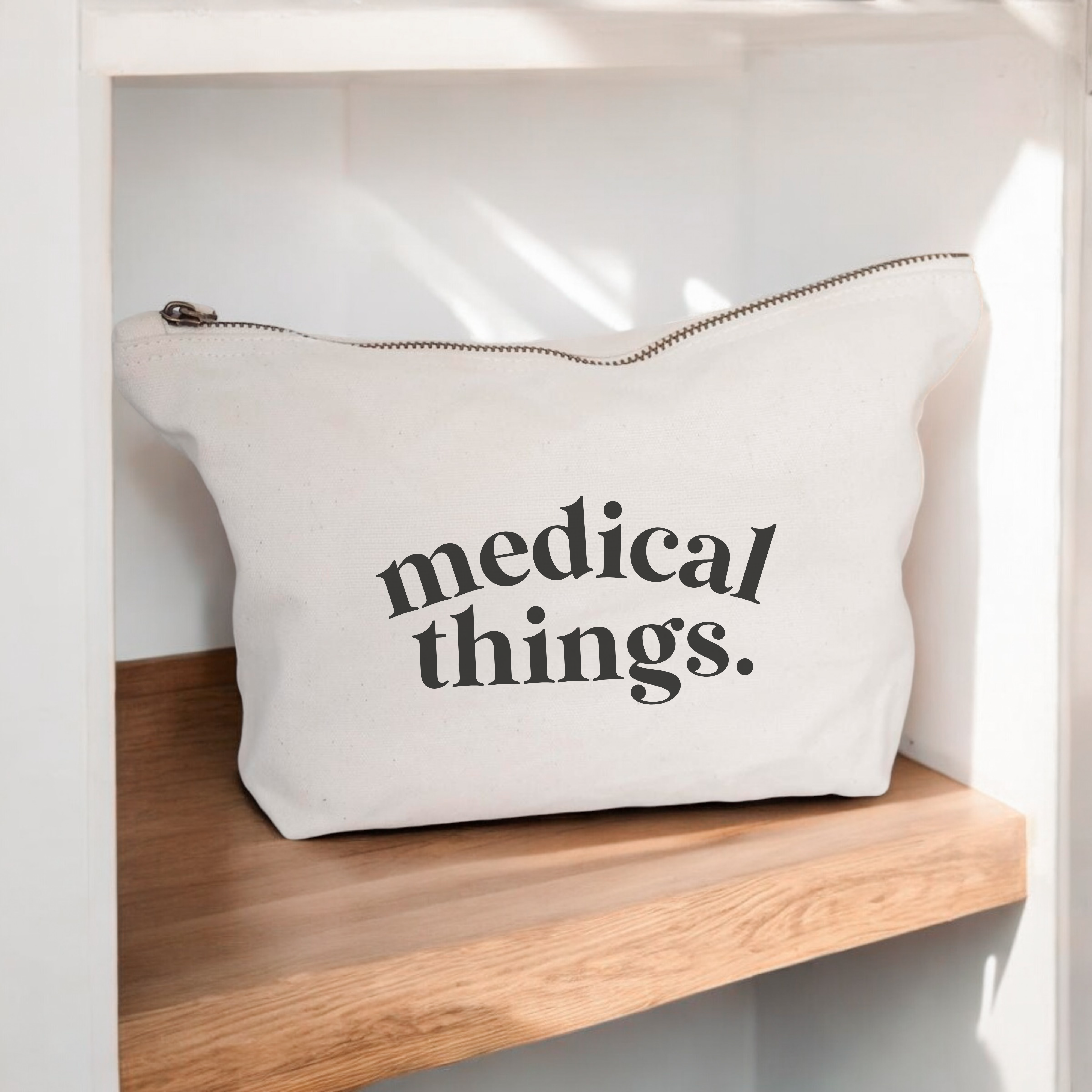 Medical Things Canvas Pouch