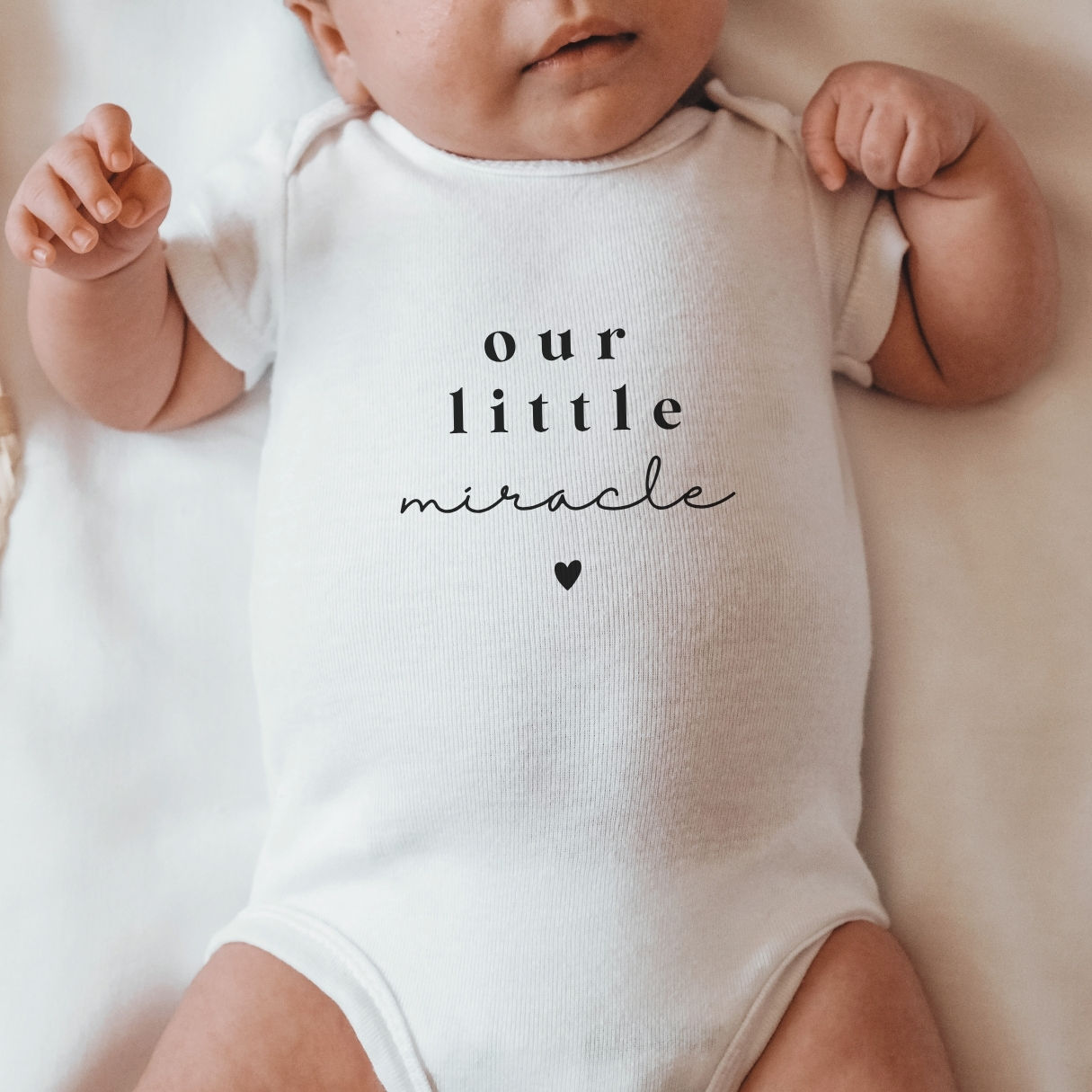 Our Little Miracle Baby Vest