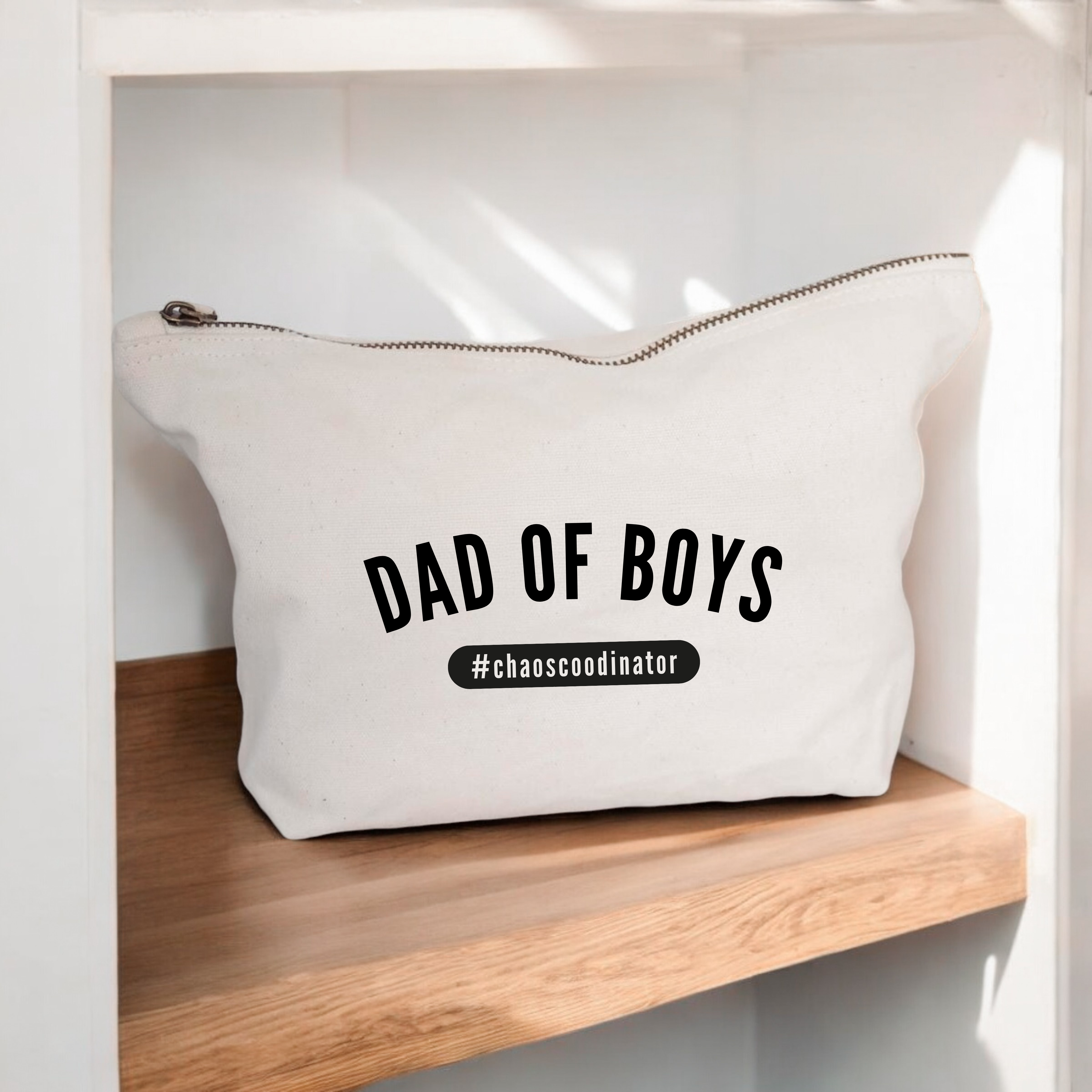 Dad Of Boys Canvas Pouch