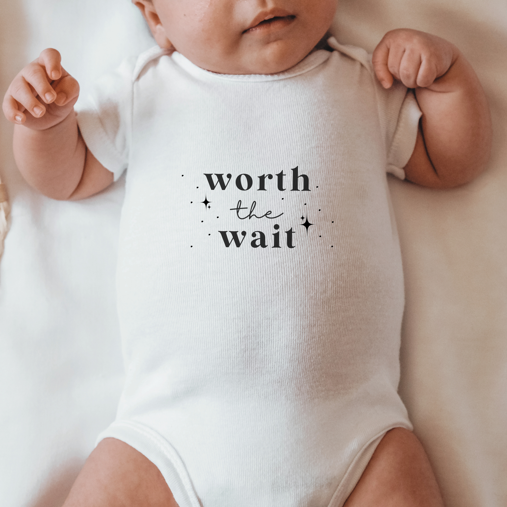Worth The Wait Baby Vest