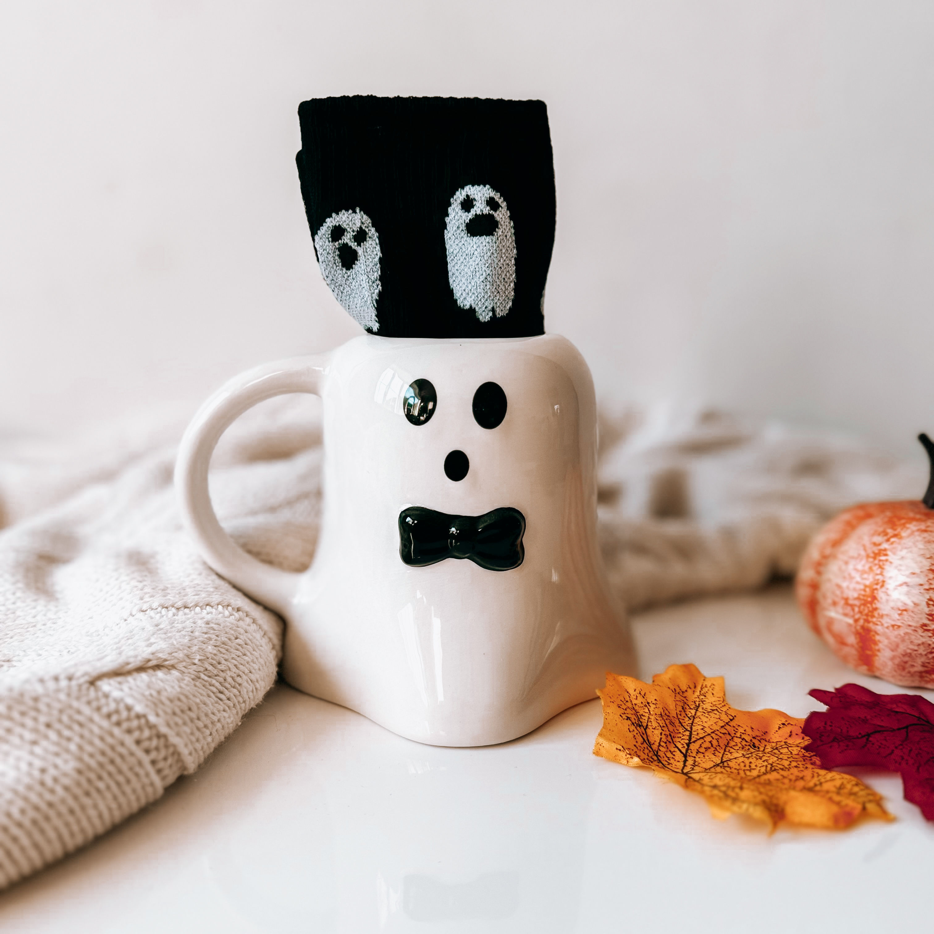 Mr Boo Ghost Mug & Socks Gift Set