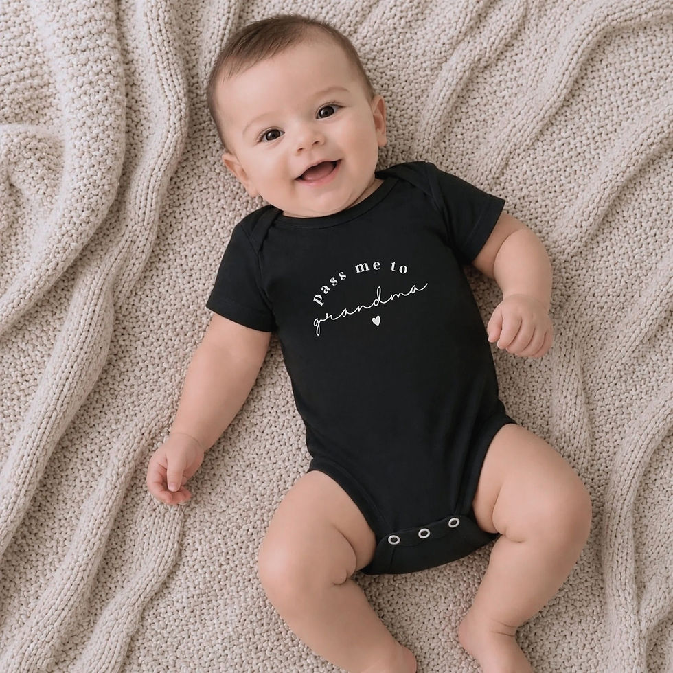 Thumbnail: Pass Me To Grandma Baby Vest