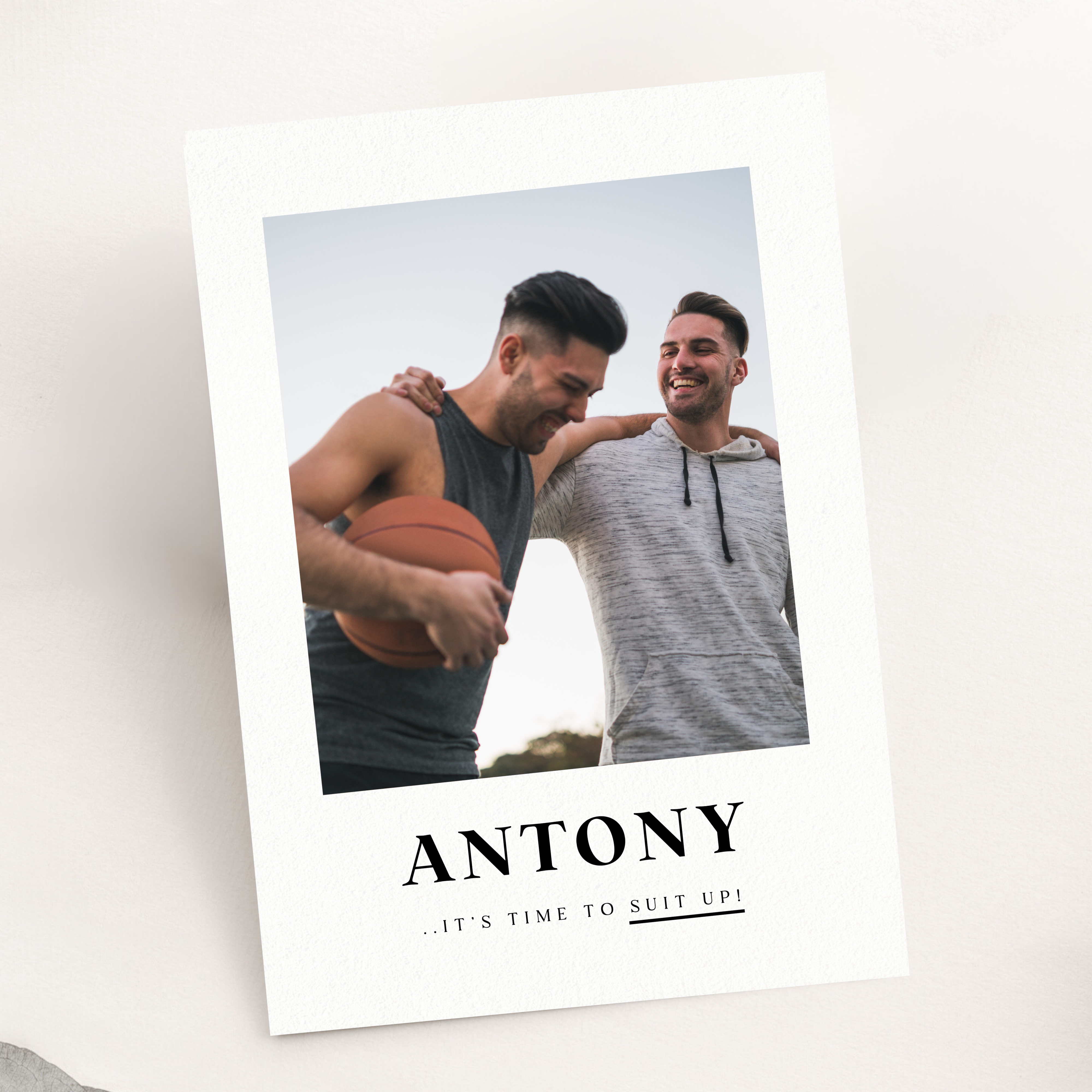 Best Man & Groomsman Photo Proposal Postcard