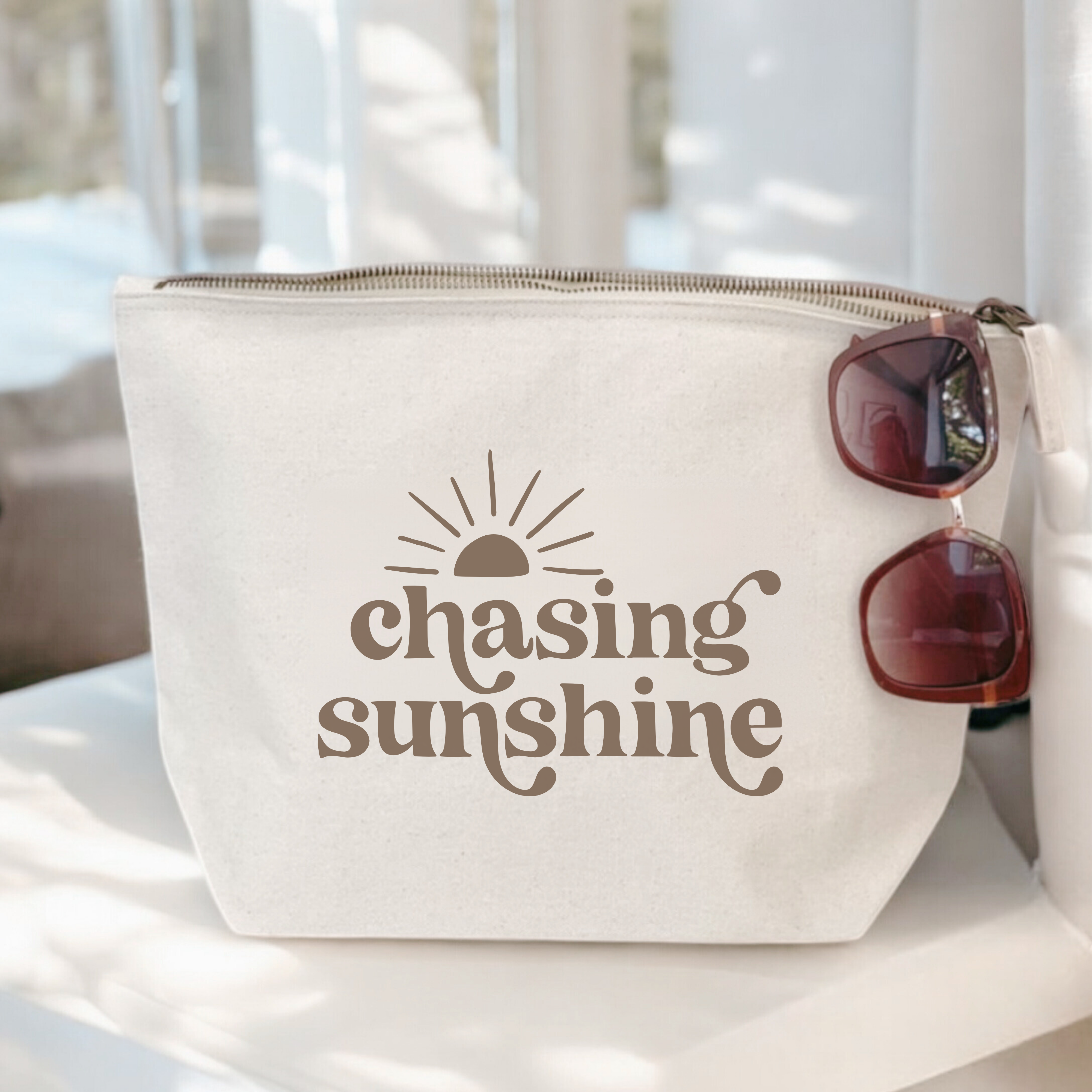 Chasing Sunshine Canvas Pouch