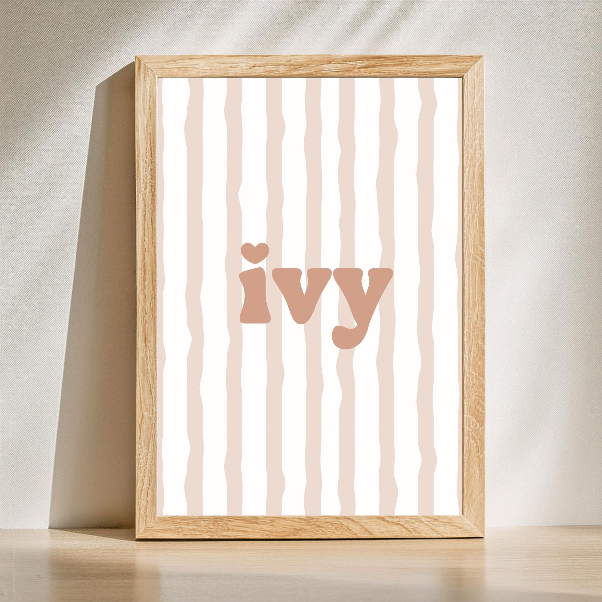 Personalised Name Boho Nursery Print