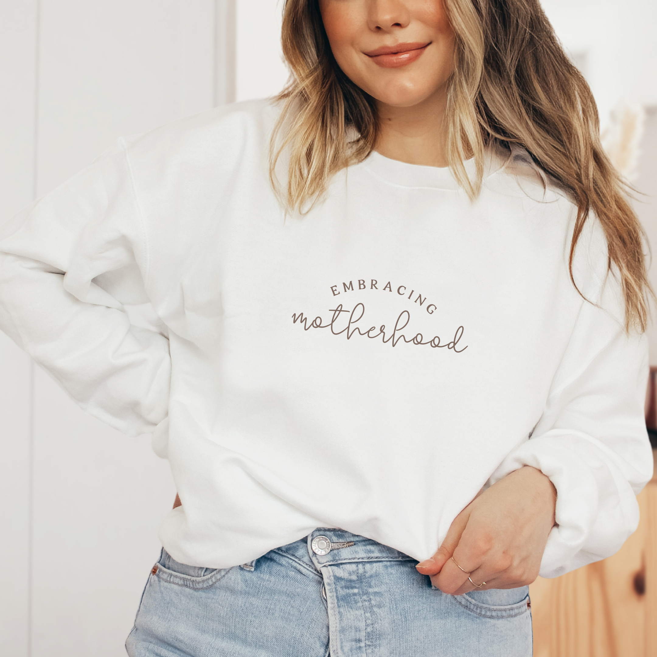 Embracing Motherhood Sweatshirt