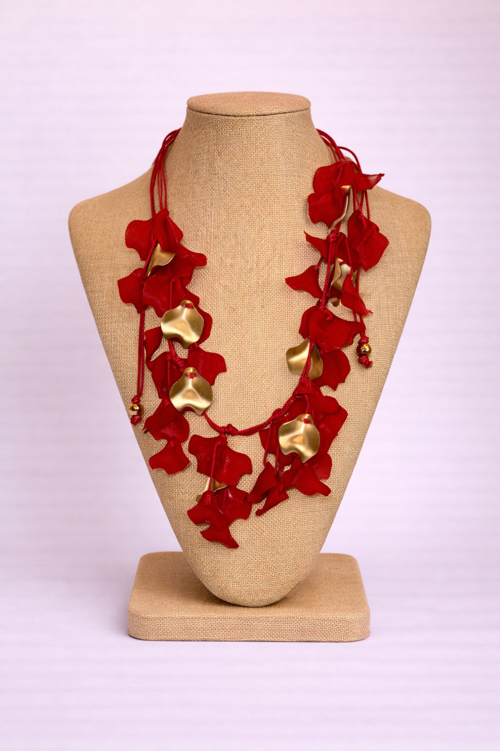 Collar Pétalos Coral
