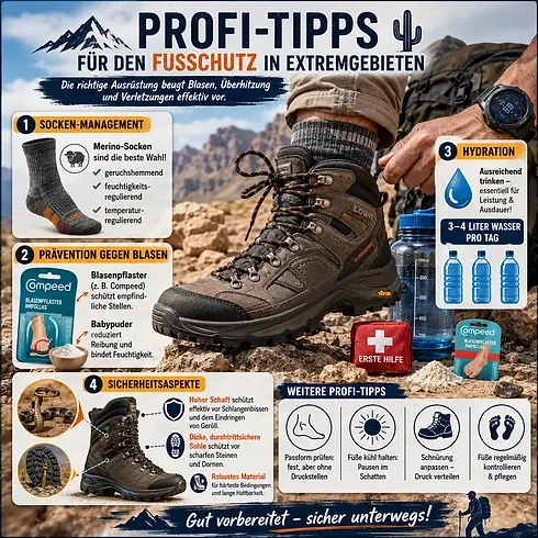 Profi-Tipps für Fußschutz, Wanderschuhe richtig auswählen
