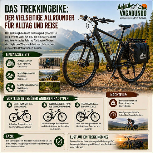 Trekkingbike für Touren auswählen und richtig pflegen