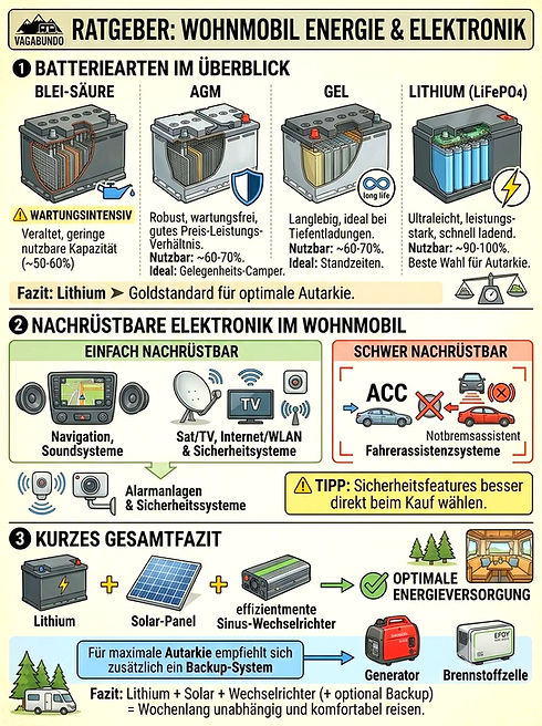Ratgeber: Wohnmobil Energie & Elektronik