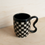 Thumbnail: Block Print Squiggle Mug - Black/Granite