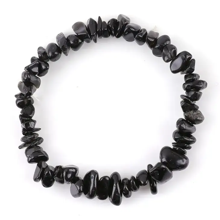 Thumbnail: Black Obsidian - Chips Bracelet