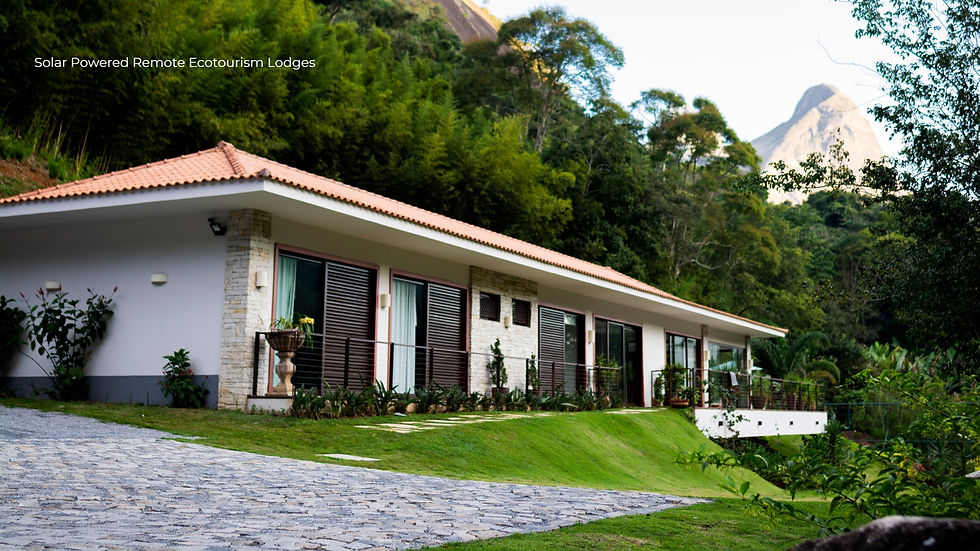 Solar Powered Remote Ecotourism Lodges