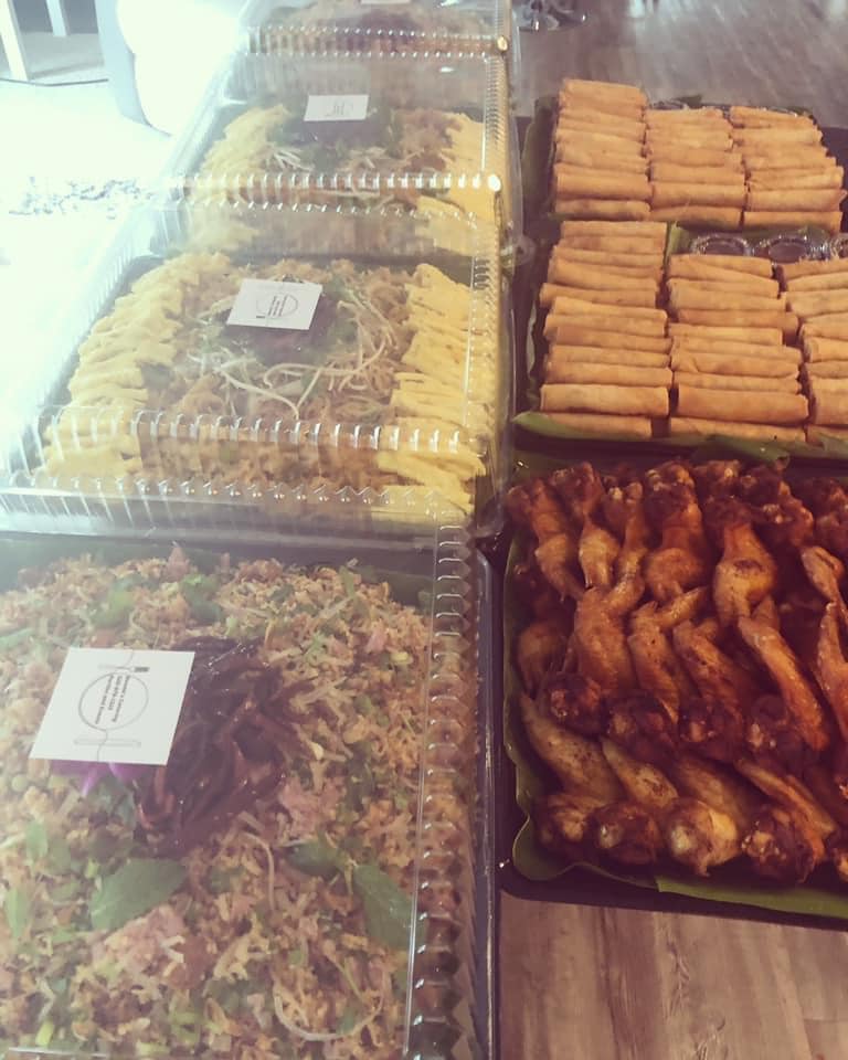 Arranged Food and Objects