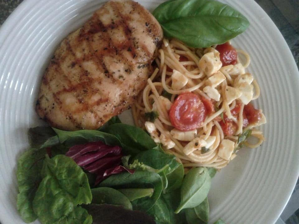 Arranged Food and Objects