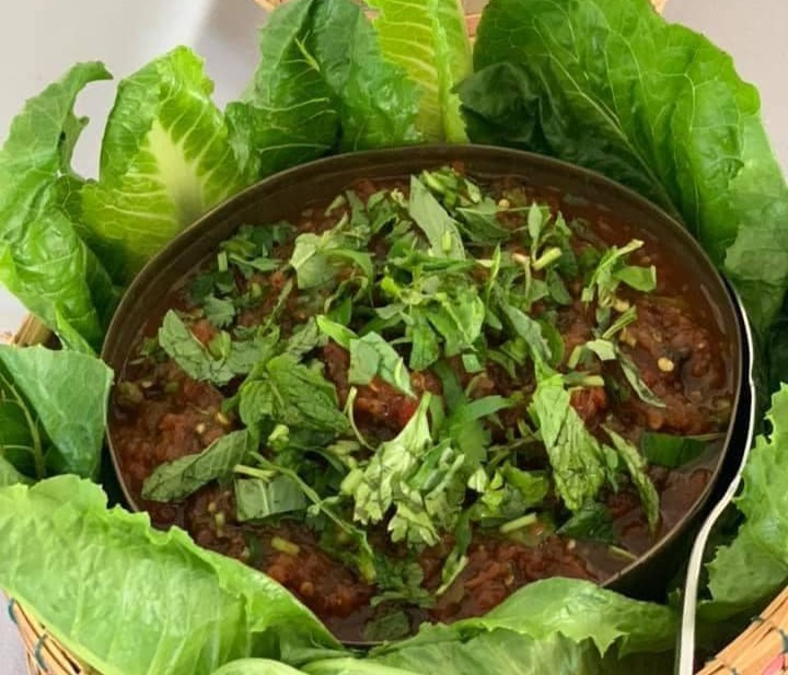 Arranged Food and Objects