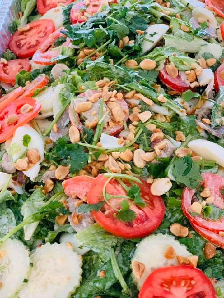 Arranged Food and Objects