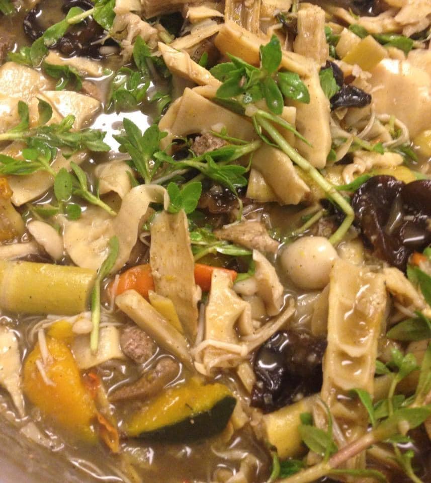 Arranged Food and Objects