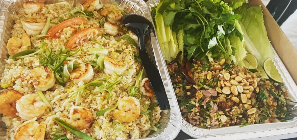 Arranged Food and Objects