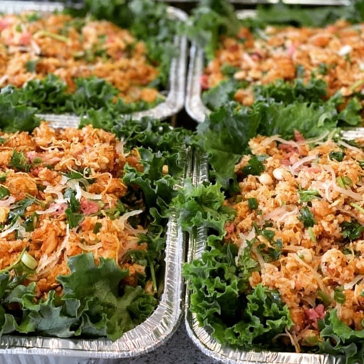 Arranged Food and Objects