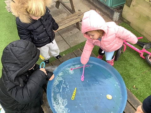 Making bubbles