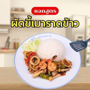 ทีมงานสรุปแจกสูตรวิธีการทำผัดขี้เมาราดข้าว สูตรเบสิค