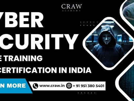 Cyber security online training with certification in India