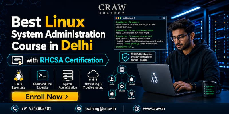 Best Linux System Administration Course in Delhi with RHCSA Certification