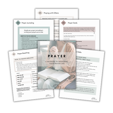 Method of Prayer Guide Sample Pages