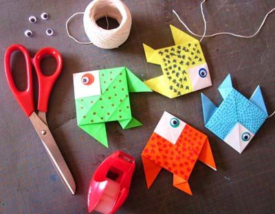 Atelier "ORIGAMI poisson d'avril"