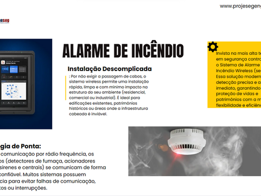Alarme De Incêndio- Wireless
