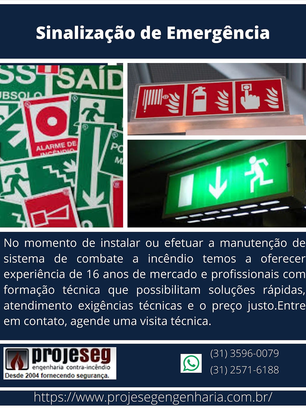 Sinaliza o De Emerg ncia Sinaliza o De Emerg ncia