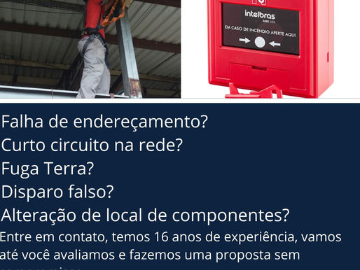 Manutenção de Alarme de Incêndio!
