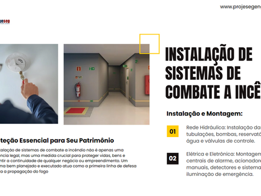 Instalação de Sistemas de Combate a Incêndio
