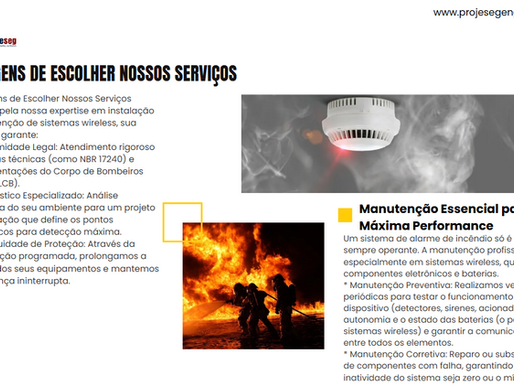 Manutenção Essencial -Alarme de Incêndio