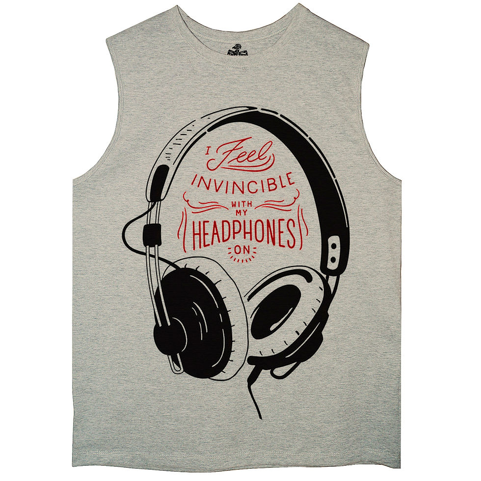 Miniatura: Regata machão Headphone