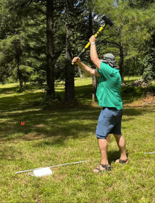 Ted Brzinski with a Sledgehammer