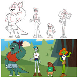 Cool Monster Camp Counselors
