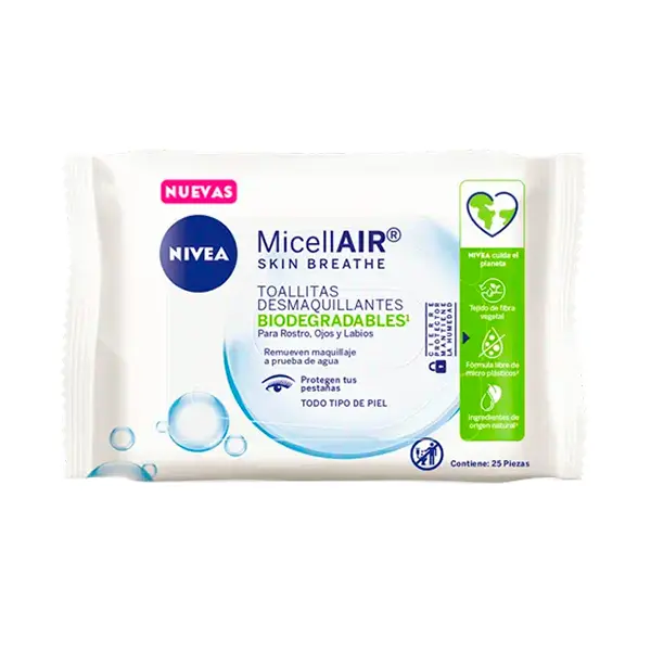 Nivea Toallitas Desmaquillantes Micellair x 25