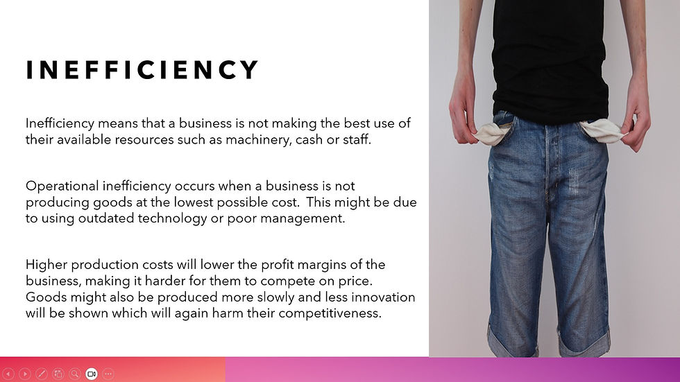 Thumbnail: Man with empty pockets, Inefficiency
