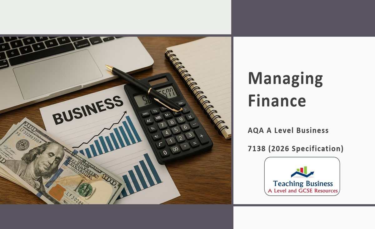 Managing Finance | AQA A Level Business 7138 PowerPoint